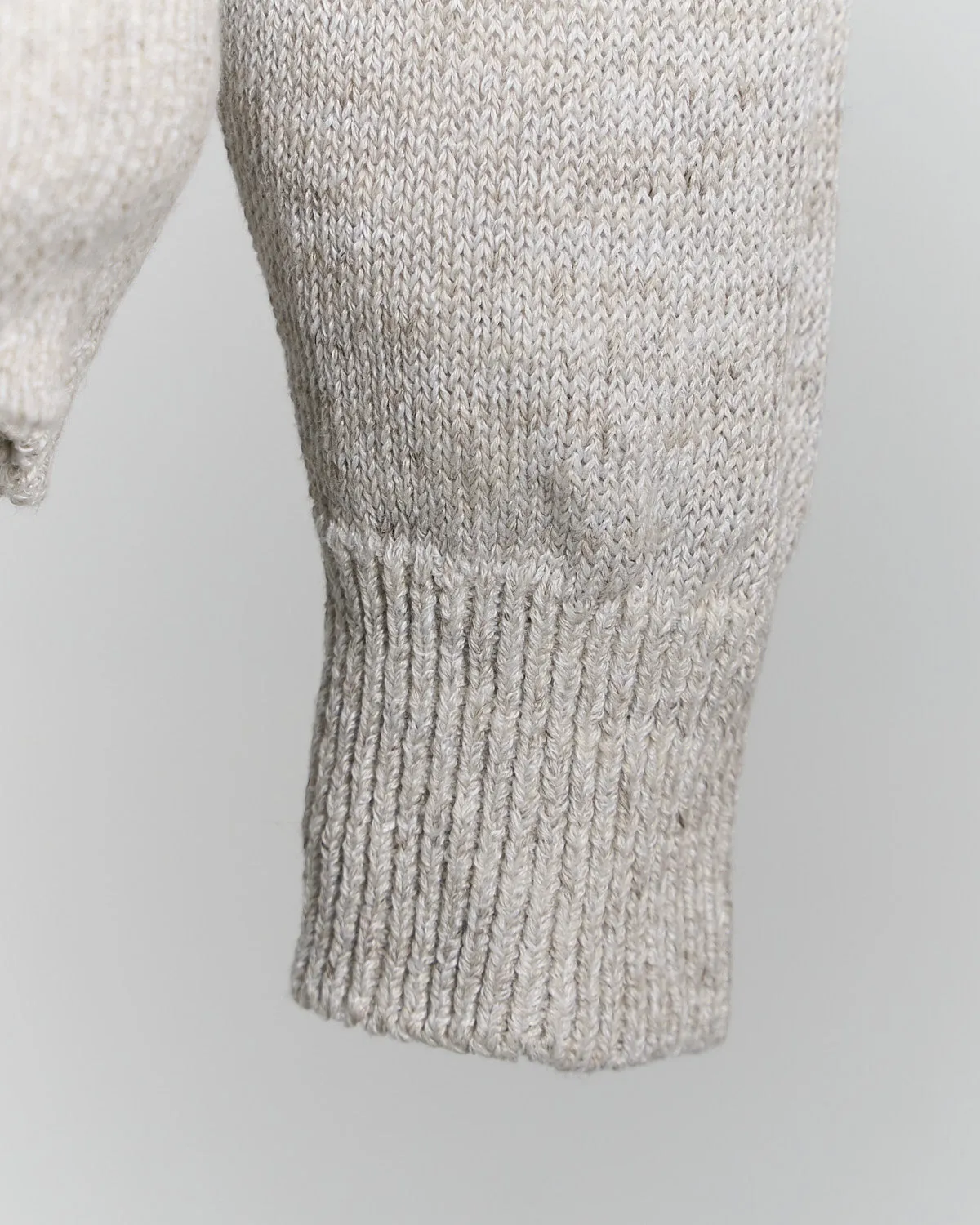 100% Washed Linen Stretch Crewneck