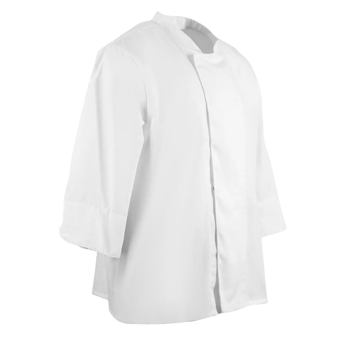 BB578-M Whites Unisex Atlanta Chef Jacket White Teflon Size M