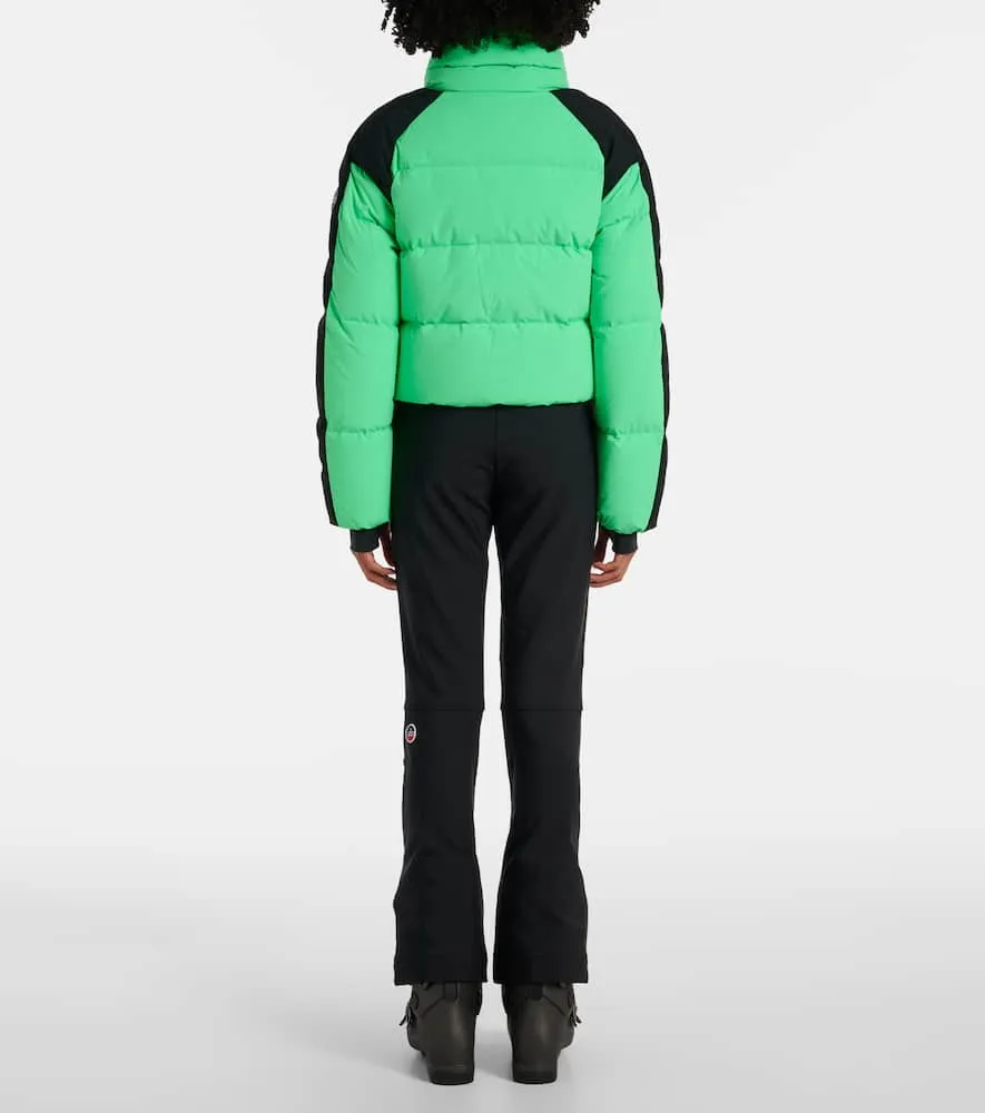 Fusalp Navy paneled ski jacket