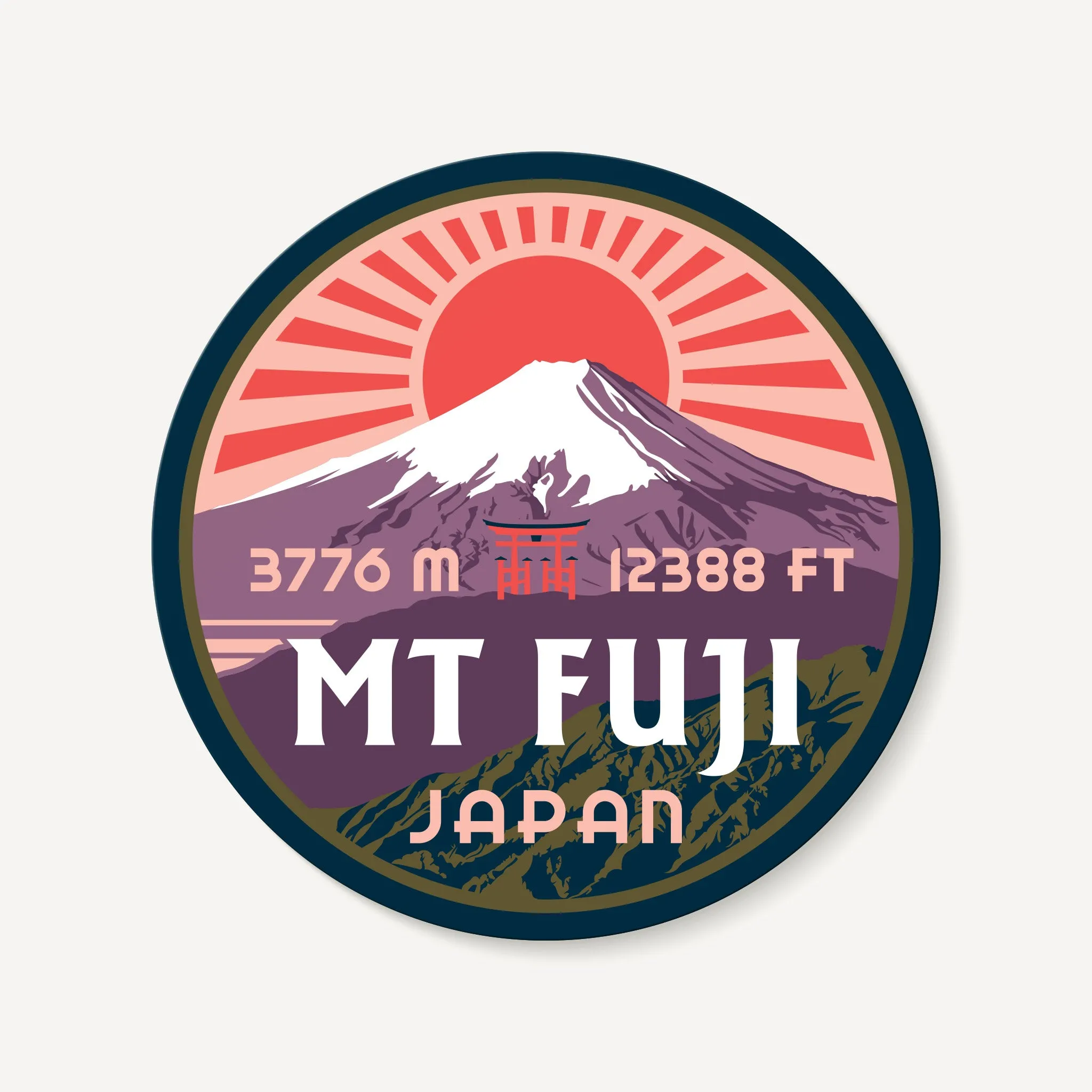Mt. Fuji Japan Sticker