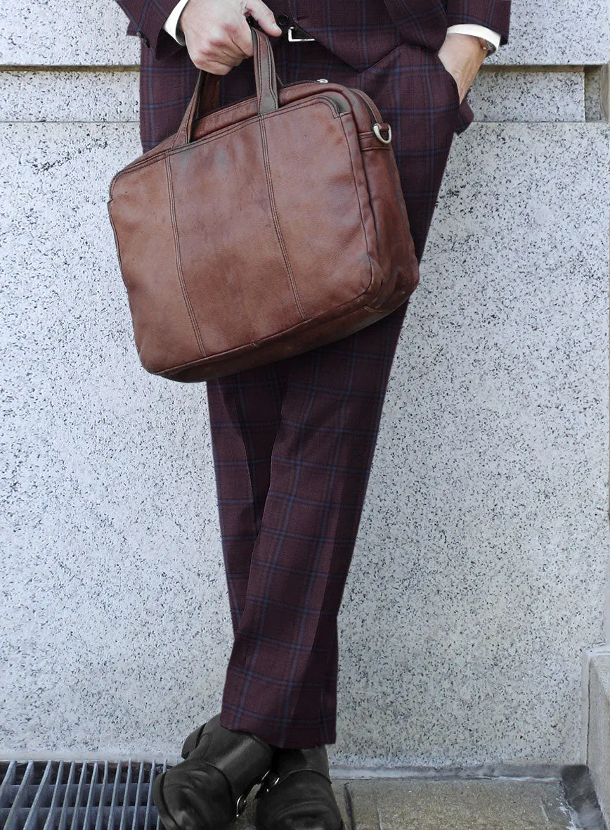 Reda Elupi Checks Wool Suit