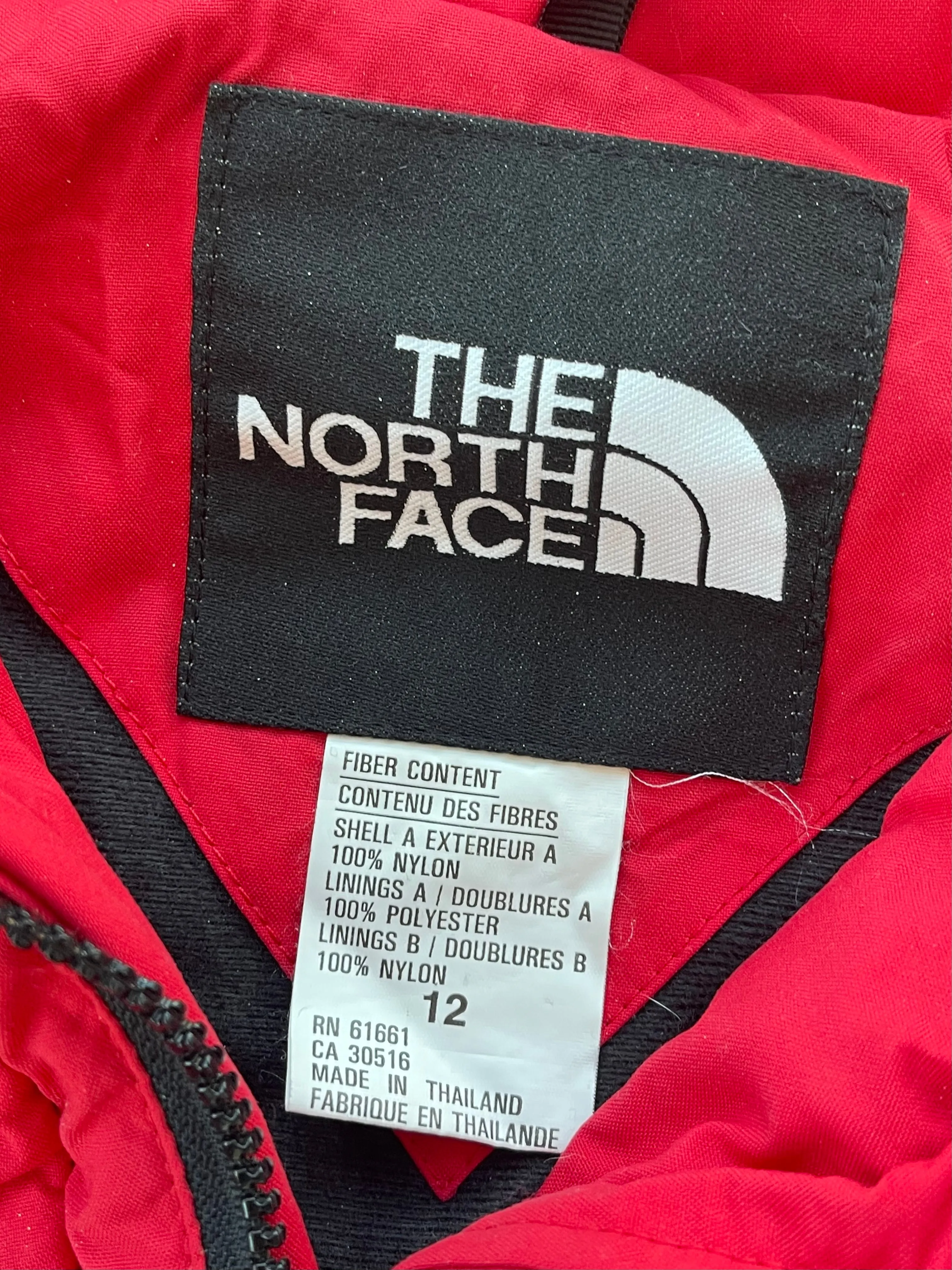 Vintage The North Face Extreme Gear Ski Snow Suit Jacket L
